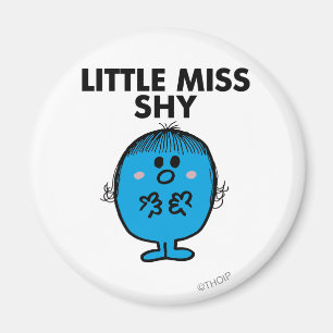 Aimant Little Miss Shy   Lettres noires