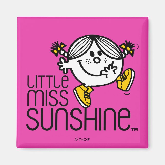 Aimant Little Miss Sunshine Marcher Sur Le Nom Graphique (Devant)