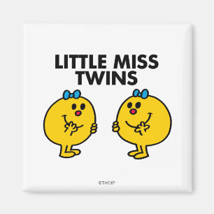 Aimant Little Miss Twins   Deux très amusants