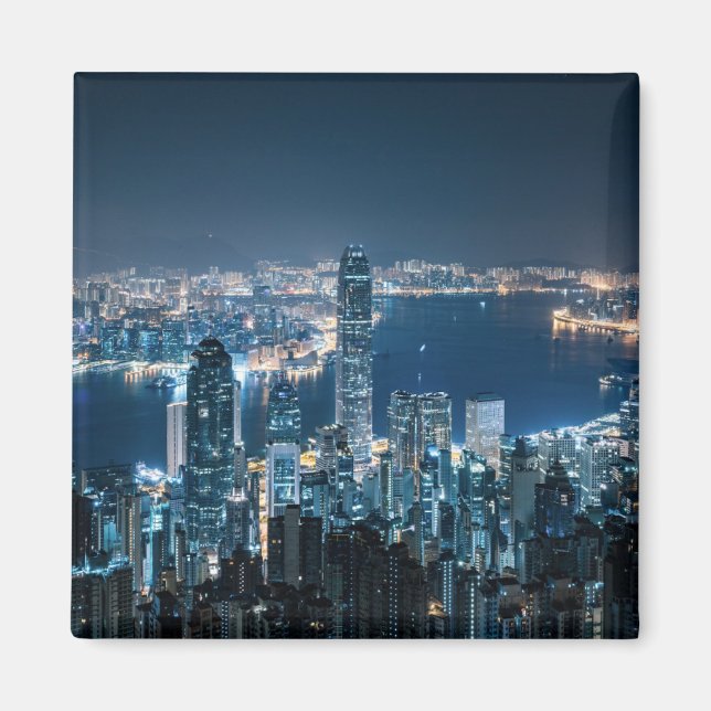 Aimant Littoral | Île de Hong Kong, Asie (Devant)