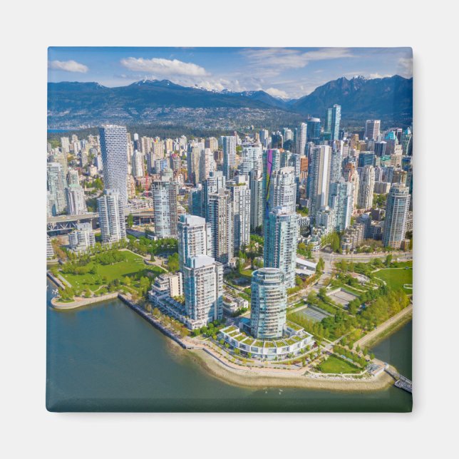 Aimant Littoral | Vancouver, Colombie-Britannique, Canada (Devant)