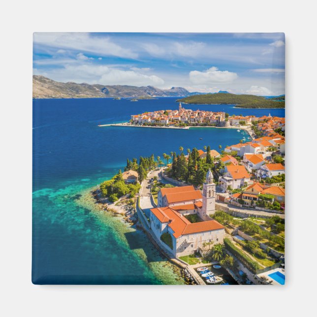 Aimant Littoral | Ville de Korcula, île de Korcula, Croat (Devant)