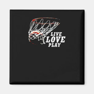 Aimant Live Love Play Basketball By Subgirl
