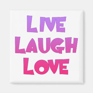 Aimant LIVE RIGH LOVE Tshirts, cadeaux
