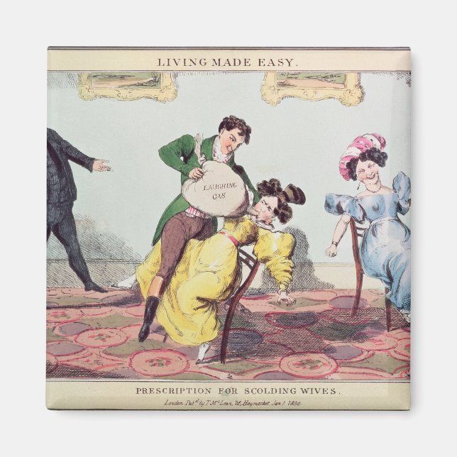 Aimant Living Made Easy : Prescription pour réprimander (Devant)