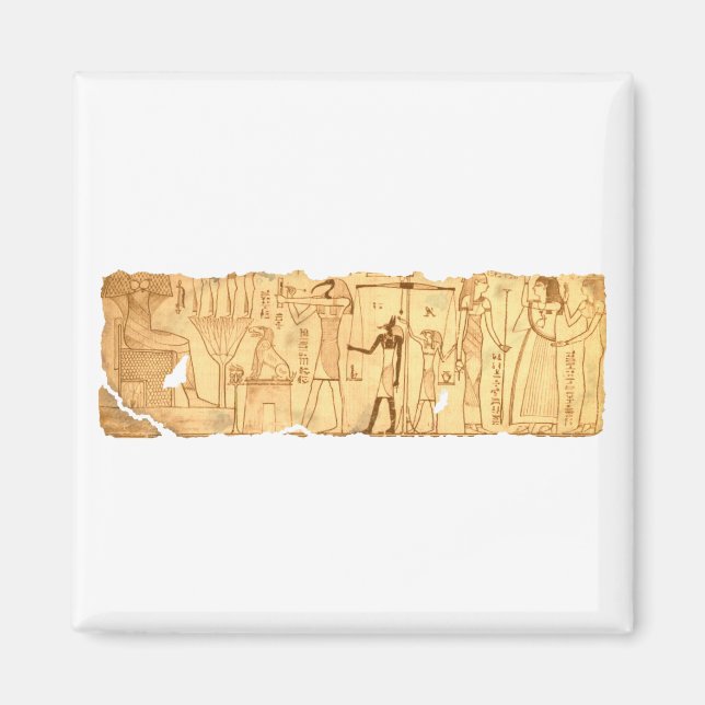 Aimant Livre égyptien antique du jugement Dernier mort (Devant)