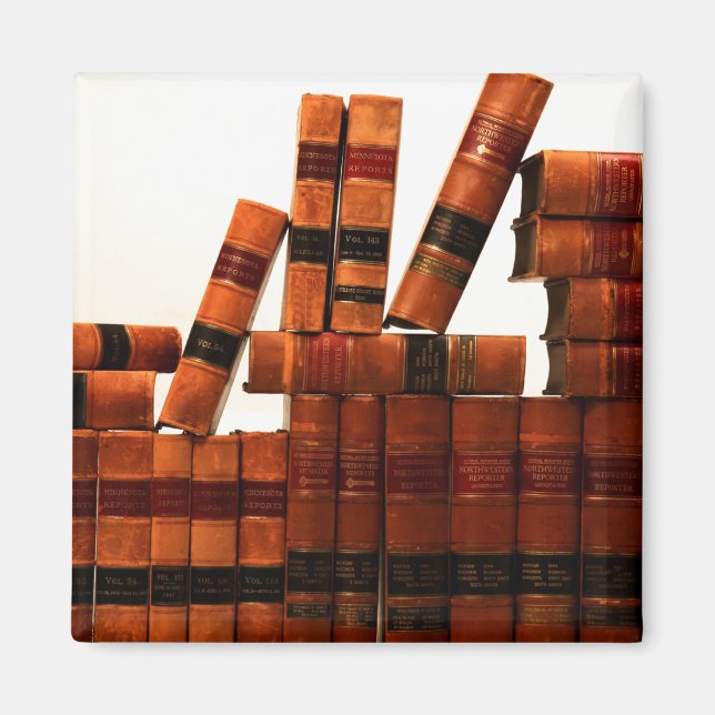 Aimant Livres en cuir anciens (Devant)