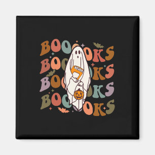 Aimant Livres Halloween Cute Ghost Boo Lecture Livres Adu
