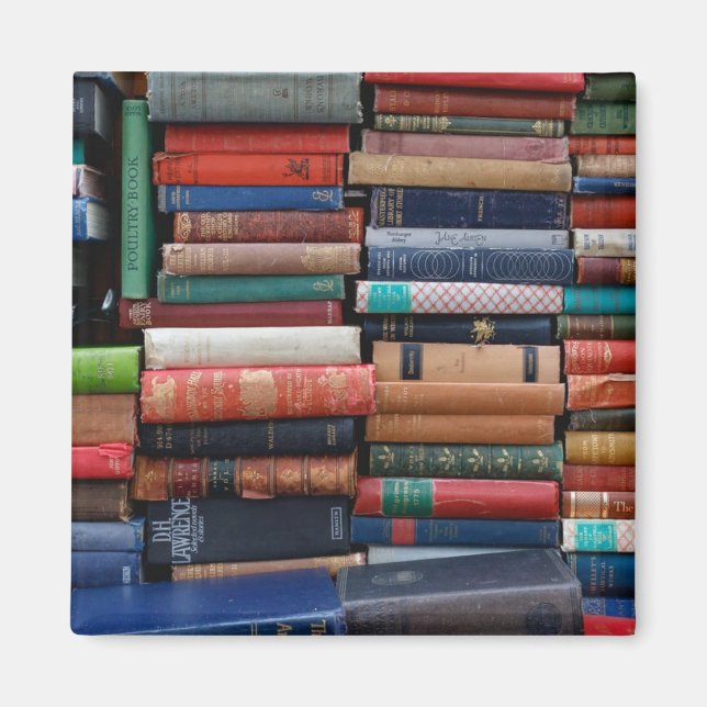 Aimant Livres Lire l'amour vieux livres (Devant)