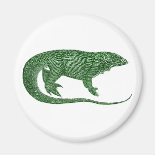 Aimant Lizard vert vintage