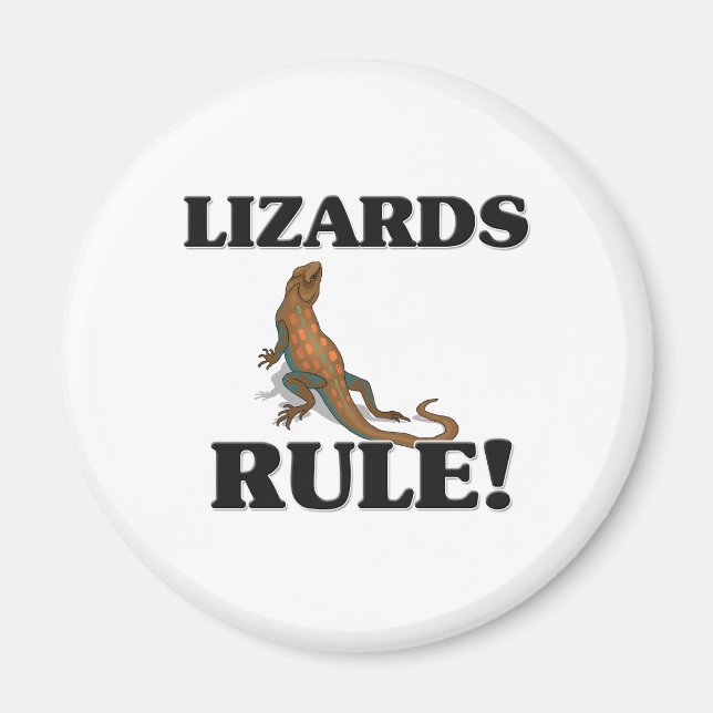 Aimant LIZARDS Rule ! (Devant)