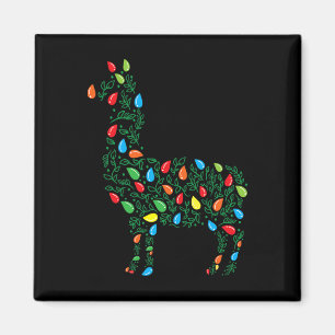 Aimant Llama illuminations de Noël Animaux robustes Lover