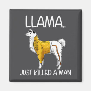 Aimant Llama Vient de Tuer Un Homme Drôle Llama