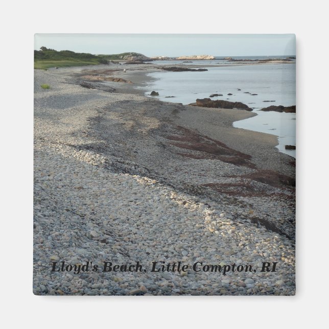 Aimant Lloyd's Beach, Little Compton, RI (Devant)