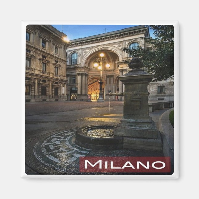 Aimant LMD005 MILAN Galleria Vittorio Emanuele - Frigo (Devant)