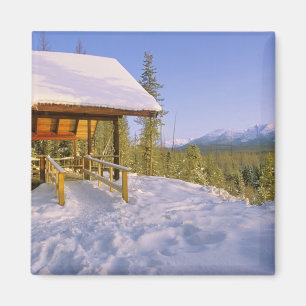 Aimant Location de la cabane USFS Schnauss en hiver avec