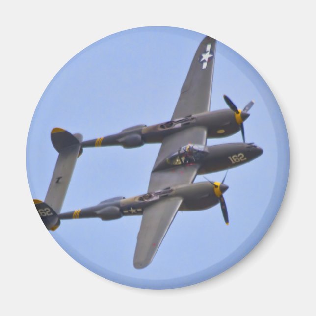 Aimant Lockhhe P-38J Lightning a (Devant)