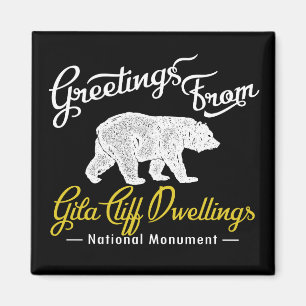 Aimant Logements Gila Cliff Monument National Ours