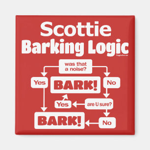 Aimant Logique Scottie Barking