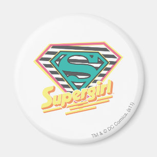 Aimant Logo à rayures supergirl