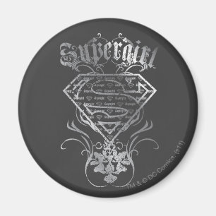 Aimant Logo argenté de Supergirl