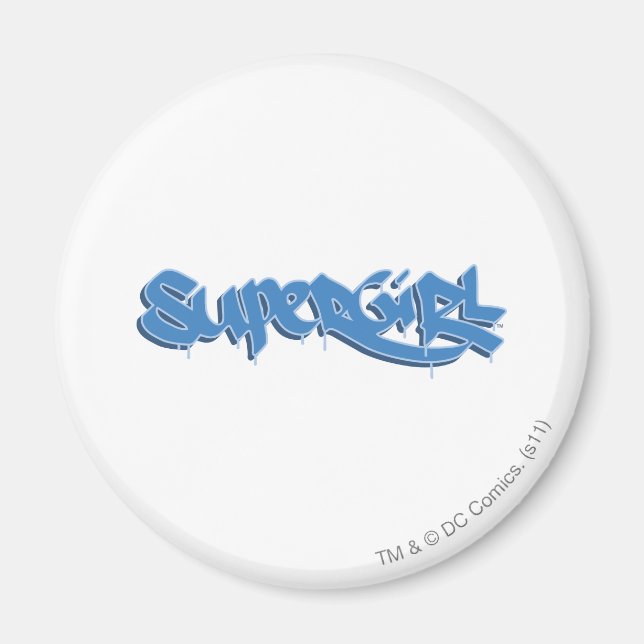Aimant Logo bleu de Supergirl (Devant)