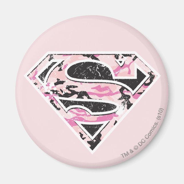 Aimant Logo Camouflage Supergirl (Devant)