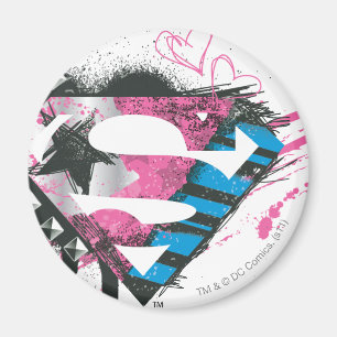Aimant Logo de coeurs de Supergirl