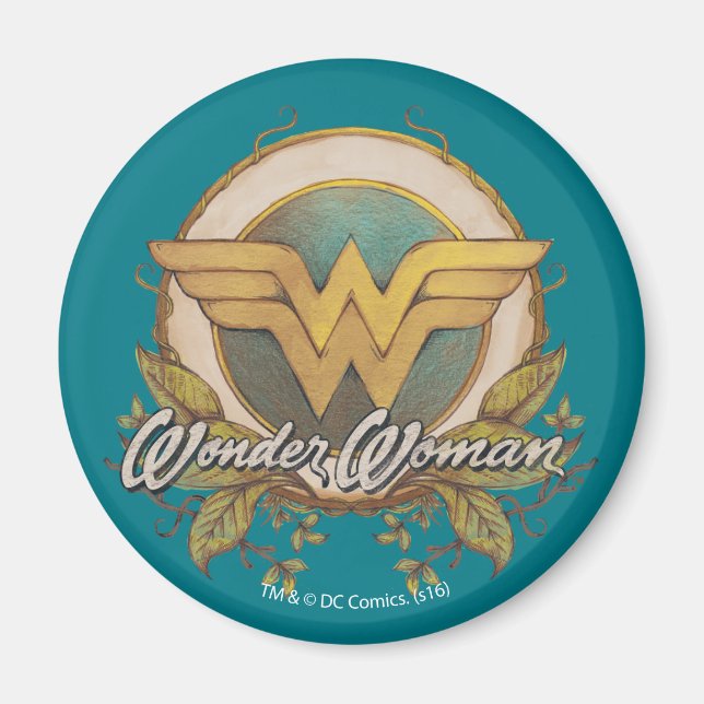 Aimant Logo de croquis Wonder Woman Folift (Devant)
