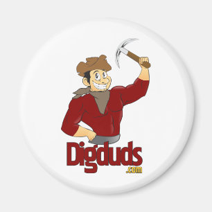 Aimant logo de DigDuds.com