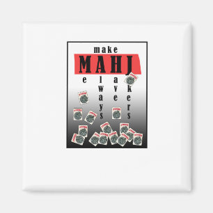 Aimant logo de jokers de mahjong