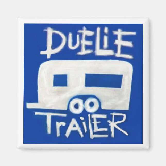 Aimant Logo de la remorque Duelie (Devant)