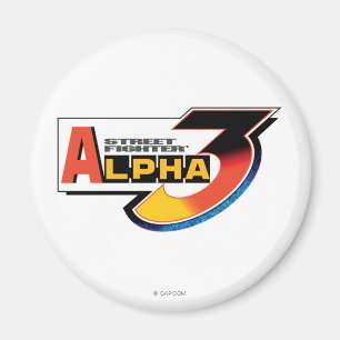 Aimant Logo de l'alpha 3 de Street Fighter