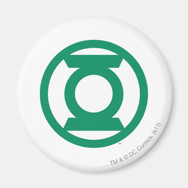 Aimant Logo de lanterne verte 13 (Devant)