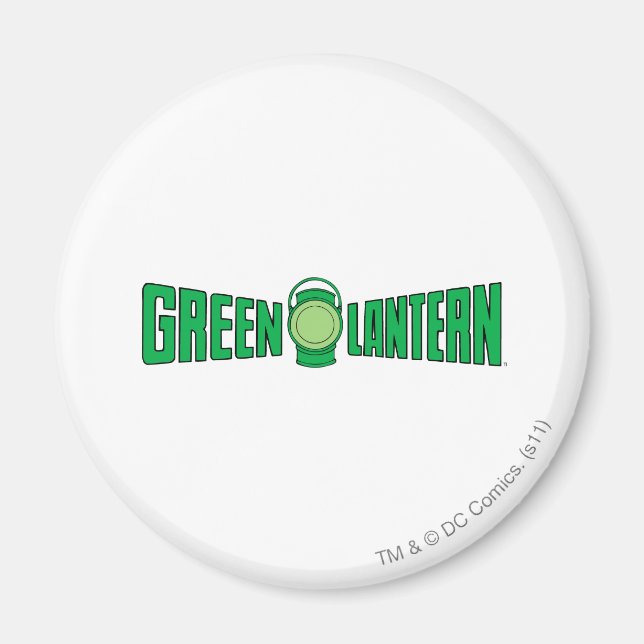 Aimant Logo de lanterne verte 5 (Devant)