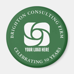 Aimant Logo de l'entreprise verte personnalisé pour les e