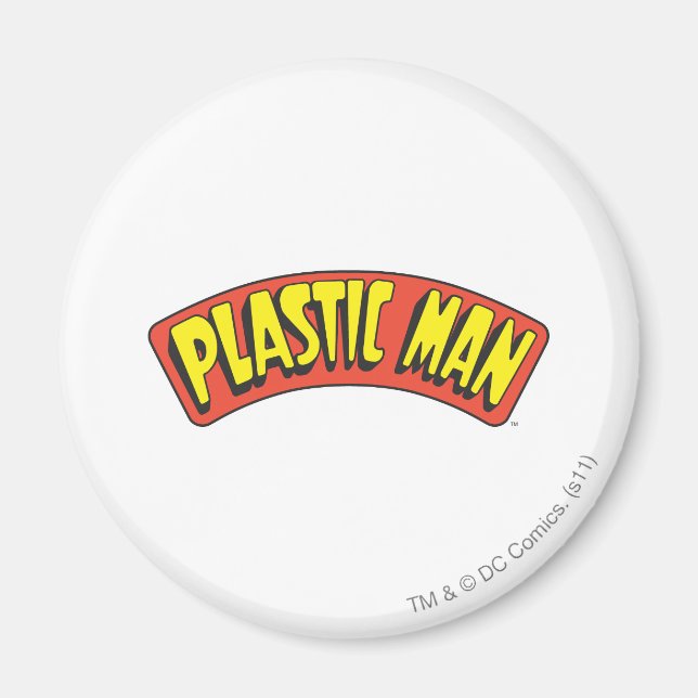 Aimant Logo de l'homme en plastique (Devant)