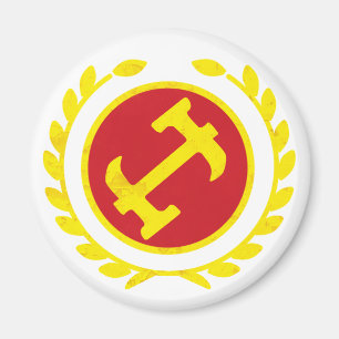 Aimant Logo de maçon en pierre