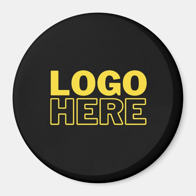 Aimant Logo de marque professionnelle Publicité marketing (Devant)