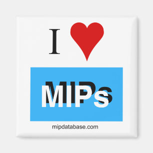 Aimant Logo de mipdatabase d'aimant de MIPs d'amour du