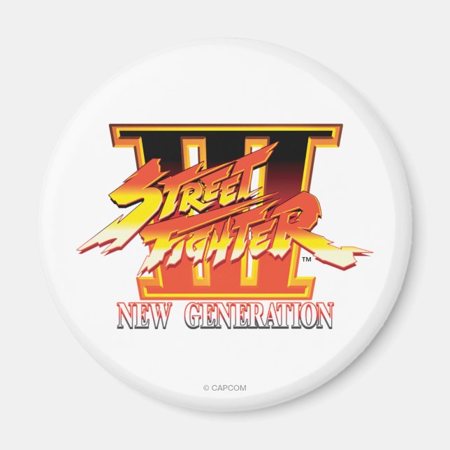 Aimant Logo de nouvelle génération Street Fighter III (Devant)