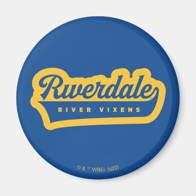 Aimant Logo de Riverdale River Vixens (Devant)