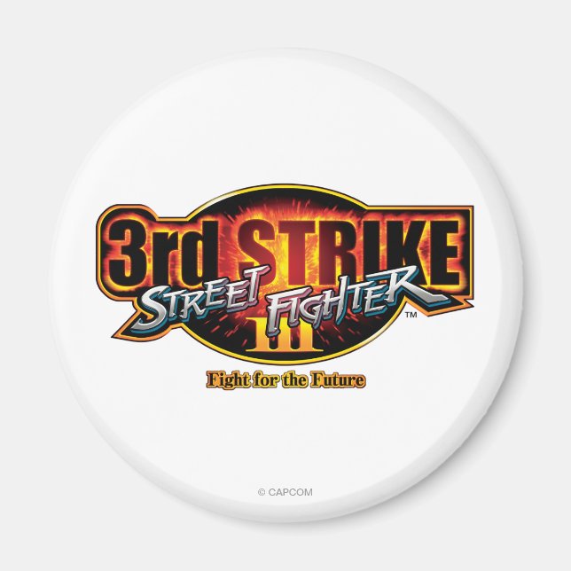 Aimant Logo de Street Fighter III 3rd Strike (Devant)