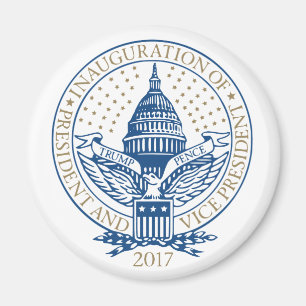 Aimant Logo de Trump Pence 2017 pour l'investiture présid