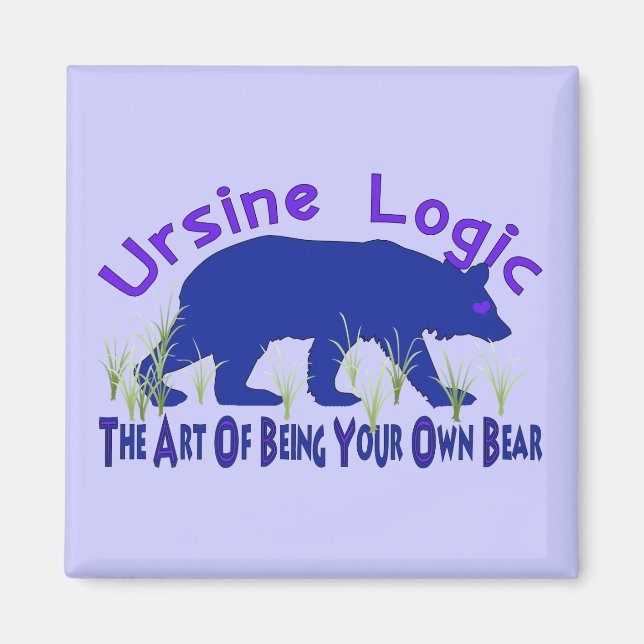 Aimant Logo d'échange logique Ursine (Devant)