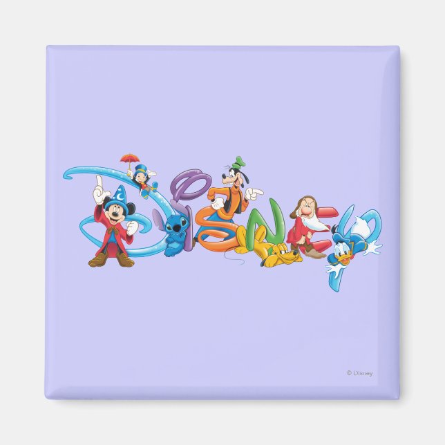 Aimant Logo Disney | Mickey et ses amis (Devant)