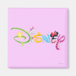 Aimant Logo Disney  Personnages de filles