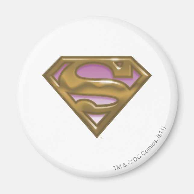 Aimant Logo doré Supergirl (Devant)