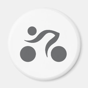 Aimant Logo du cool cycliste