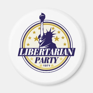 Aimant logo du parti libertaire